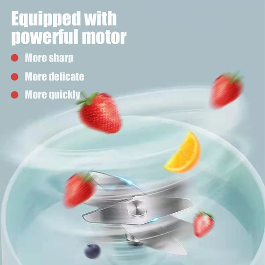 Portable Blender Juicer Soymilk Maker Personal Juicer Fruit Cup Orange