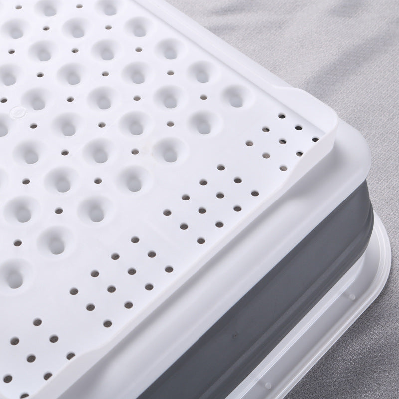 Home Drain Rack Dish Rack Foldable Storage Shelf For Dish Storage Shelf Kitchen Shelf Drain Basket