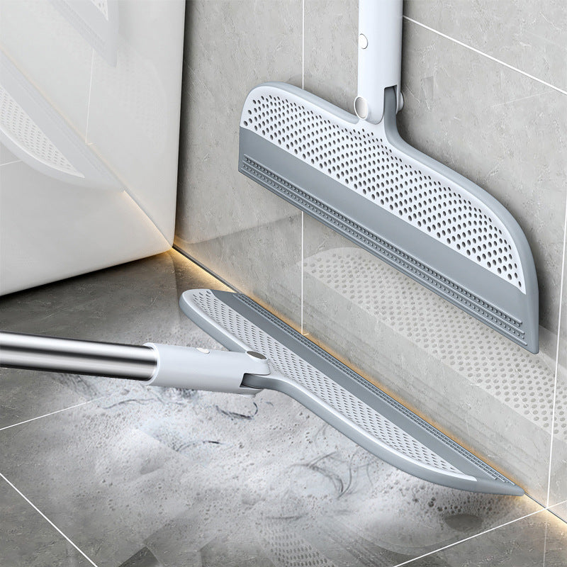 Magic Broom Wiper Floor Wiper Dual-purpose Double-sided Rotating Floor Wiper Toilet Bathroom Toilet Floor Wiper