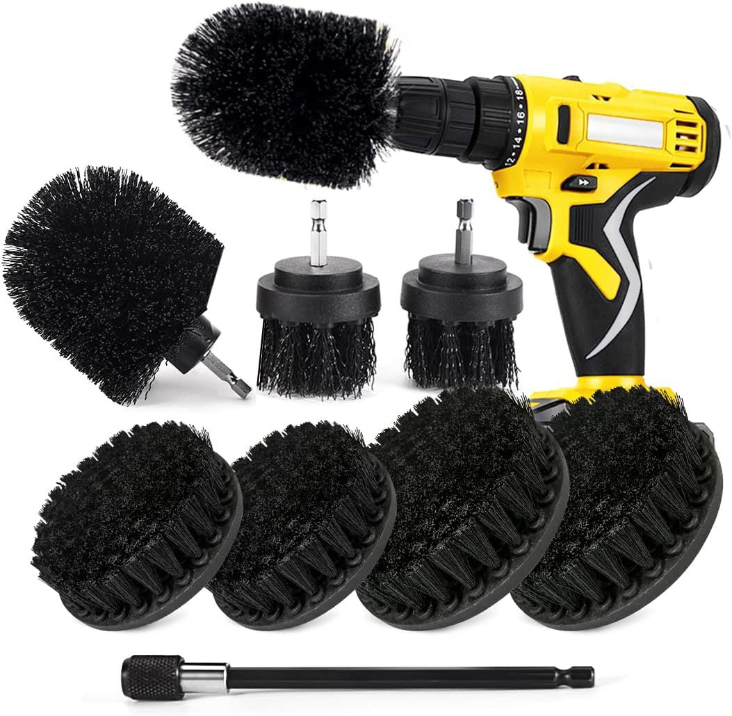 Electric Cleaning Brush Electric Drill Brush Set