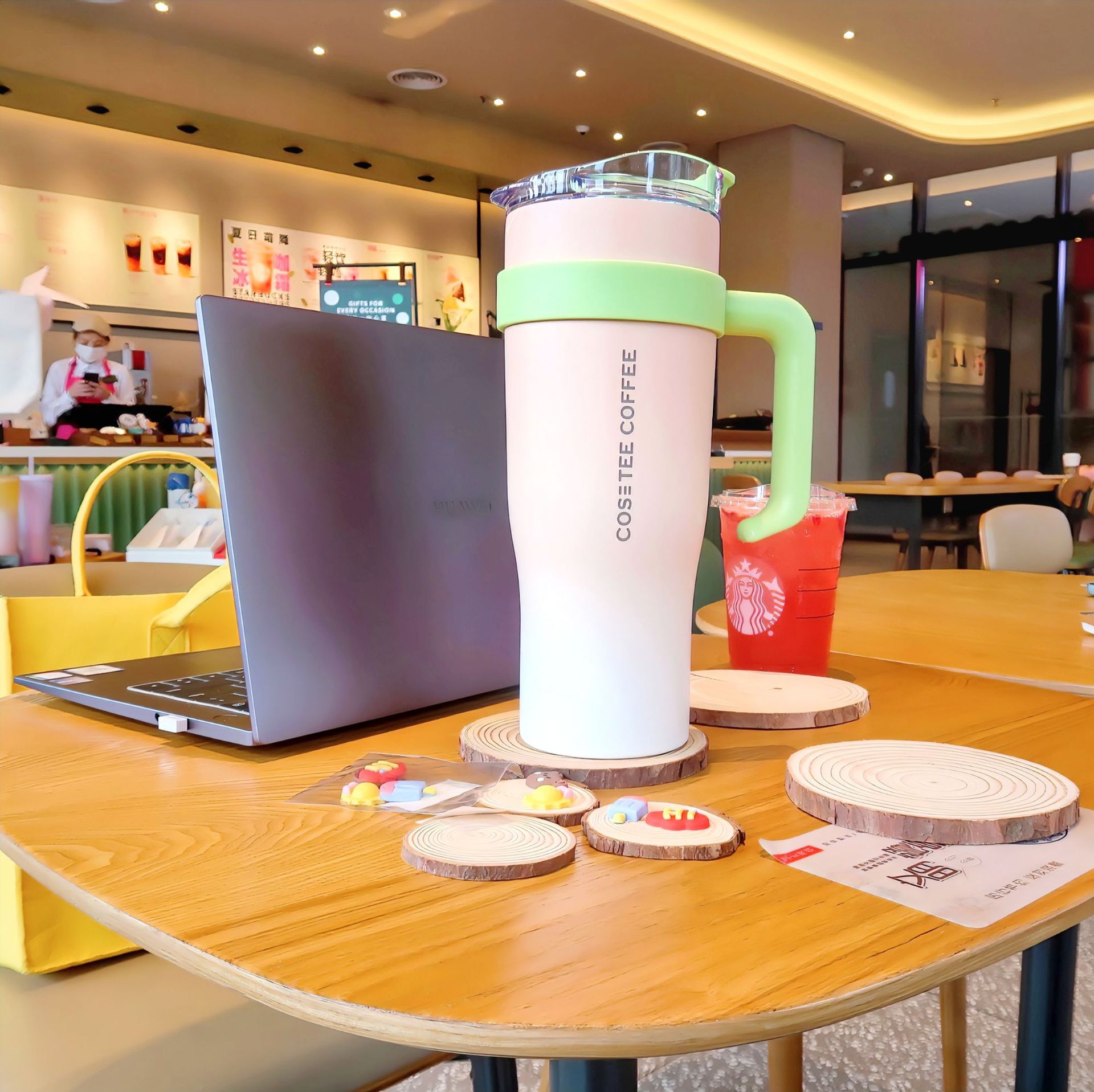 40oz Car Cup Straw Large Capacity High-looking Water Cup