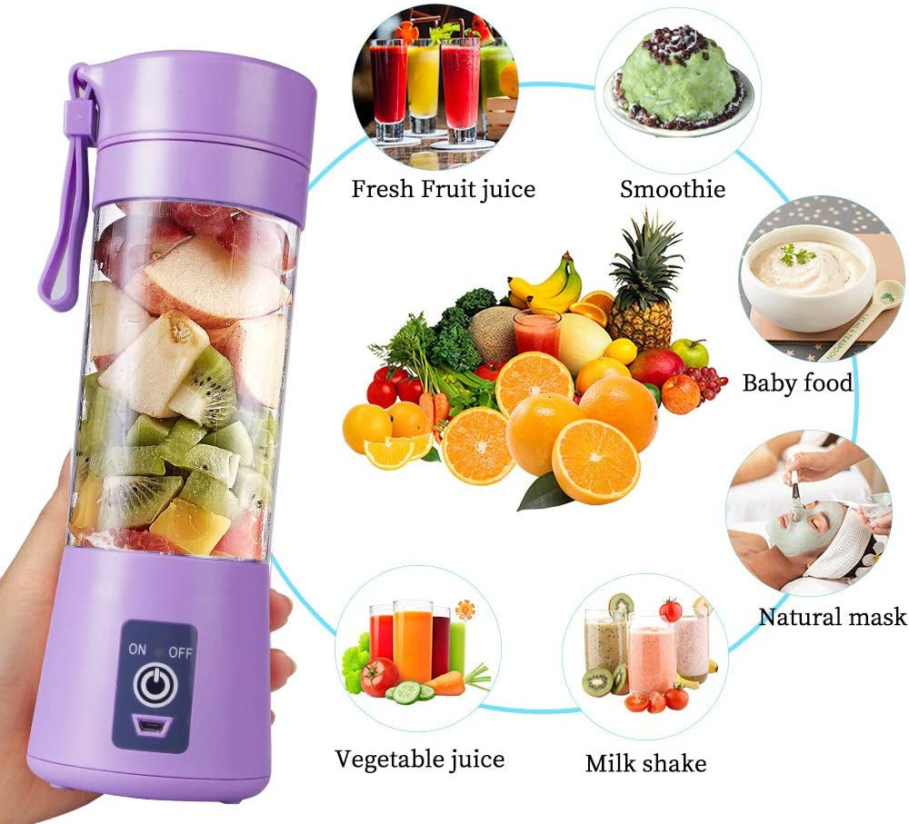 New Juicer Household Fruit Cup Mini Portable Juicer Cup USB Charging Small Juicer