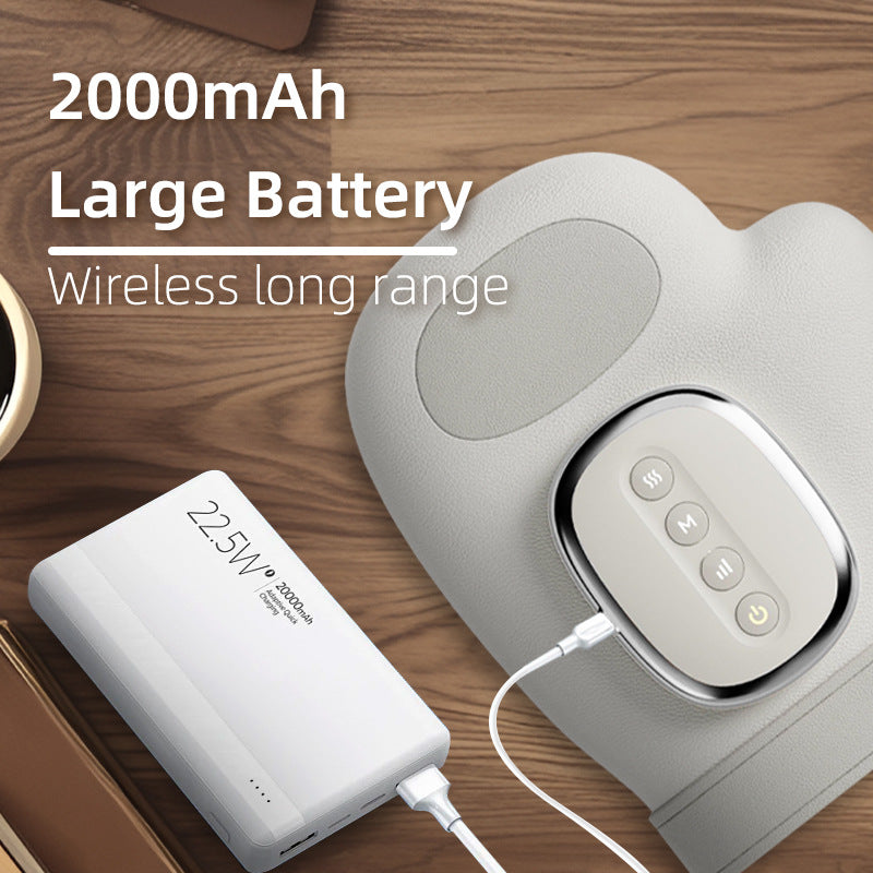 Electric Hand Massager Air Pressure Finger Massager Kneading Palm Meridian Instrument Acupoint Heating Massager