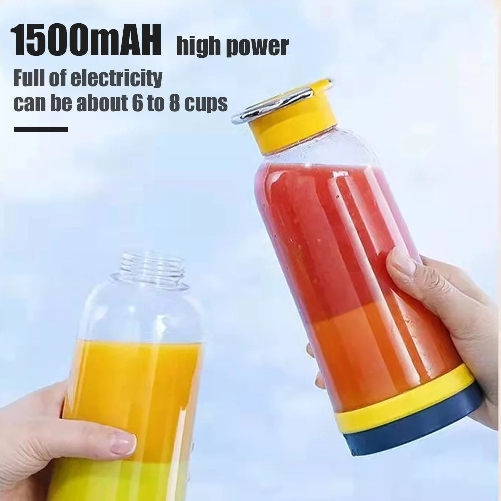 Portable Blender Juicer Soymilk Maker Personal Juicer Fruit Cup Orange