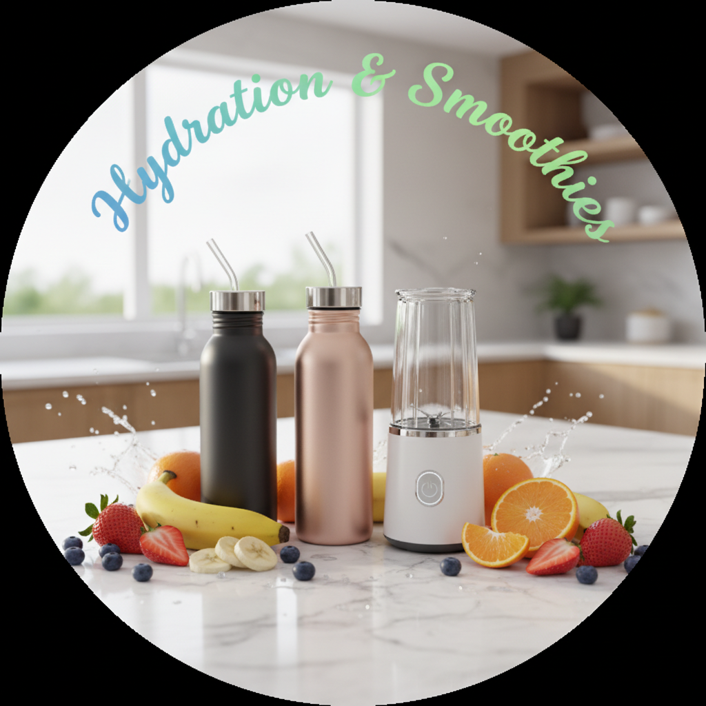 Stylish Hydration & Smoothies with Fruits